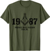 Mason Freemason Masonic Prince Hall Square & Compass Shriner T-Shirt
