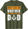 Masonic Fraternal Freemasonry Square Compass T-Shirt