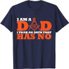 I Am A Dad Freemason Masonic Master Masons Freemasonry T-Shirt