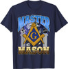 Masonic Pillars Master Mason Lodge Freemason Ring Trowel Bro T-Shirt