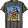 Masonic Pillars Master Mason Lodge Freemason Ring Trowel Bro T-Shirt