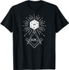 RPG Dice Boardgame Freemason D20 Masonic Cube Maker Templar T-Shirt