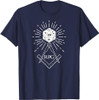 RPG Dice Boardgame Freemason D20 Masonic Cube Maker Templar T-Shirt
