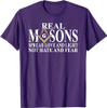 Real Masons Spread Love And Light, Freemason Masonic T-Shirt