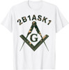 2B1ASK1 Mason Masonic Camo Freemason T-Shirt