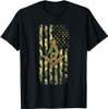 Masonic Camo American Flag - Freemason T-Shirt