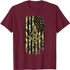 Masonic Camo American Flag - Freemason T-Shirt