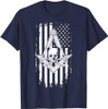 Master Mason American Flag Masonic Skull - Freemason T-Shirt T-Shirt