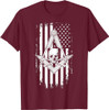 Master Mason American Flag Masonic Skull - Freemason T-Shirt T-Shirt