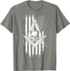 Master Mason American Flag Masonic Skull - Freemason T-Shirt T-Shirt
