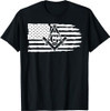 Freemason Masonic Fraternal Freemasonry USA Flag America T-Shirt