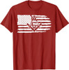 Freemason Masonic Fraternal Freemasonry USA Flag America T-Shirt