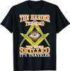 The Harder The Road Freemason Masonic Freemasonry T-Shirt