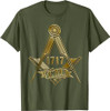Masonic Freemasonry Fraternal Square Compass 1717 S.M.I.B. T-Shirt