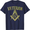 Mason Masonic Camo Freemason Veteran T-Shirt