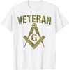 Mason Masonic Camo Freemason Veteran T-Shirt
