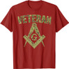 Mason Masonic Camo Freemason Veteran T-Shirt