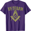 Mason Masonic Camo Freemason Veteran T-Shirt
