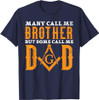 Freemason Dad Masonic Fraternal Freemasonry Square Compass T-Shirt