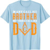 Freemason Dad Masonic Fraternal Freemasonry Square Compass T-Shirt