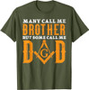 Freemason Dad Masonic Fraternal Freemasonry Square Compass T-Shirt