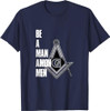 Illuminati T-Shirt Be A Man Among Men Freemason Freemasonry