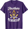 Brothers Masonry Masonic Freemason Freemasonry Mason T-Shirt