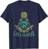 Masonic Freemasonry Fraternal Square Compass I Am A Traveler T-Shirt