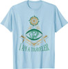 Masonic Freemasonry Fraternal Square Compass I Am A Traveler T-Shirt