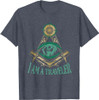 Masonic Freemasonry Fraternal Square Compass I Am A Traveler T-Shirt