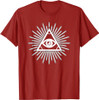 The All Seeing Eye - conspiracy, Freemasonry or Illuminati T-Shirt