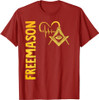 Masonic Freemasonry Fraternal Square Compass Freemasonry T-Shirt