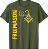 Masonic Freemasonry Fraternal Square Compass Freemasonry T-Shirt