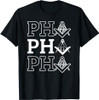 PHA Prince Hall Affiliated Masonic Square & Compass Freemason T-Shirt