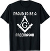 Proud To Be A Freemason Square Compass Freemason T-Shirt