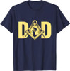 Dad Father's Day Square Compass Freemason Freemasonry T-Shirt