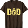 Dad Father's Day Square Compass Freemason Freemasonry T-Shirt