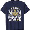 Freemasons OES Woman Masonry Masonic Freemason Freemasonry T-Shirt