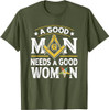 Freemasons OES Woman Masonry Masonic Freemason Freemasonry T-Shirt