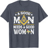 Freemasons OES Woman Masonry Masonic Freemason Freemasonry T-Shirt