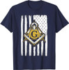 Freemason Masonic USA Flag Fraternal America T-Shirt