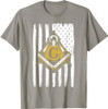 Freemason Masonic USA Flag Fraternal America T-Shirt
