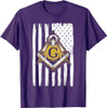 Freemason Masonic USA Flag Fraternal America T-Shirt