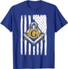 Freemason Masonic USA Flag Fraternal America T-Shirt
