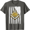 Freemason Masonic USA Flag Fraternal America T-Shirt