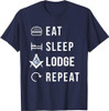 Eat Sleep Lodge Repeat T-Shirt
