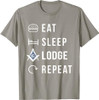 Eat Sleep Lodge Repeat T-Shirt