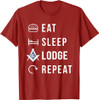 Eat Sleep Lodge Repeat T-Shirt