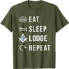 Eat Sleep Lodge Repeat T-Shirt
