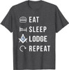 Eat Sleep Lodge Repeat T-Shirt